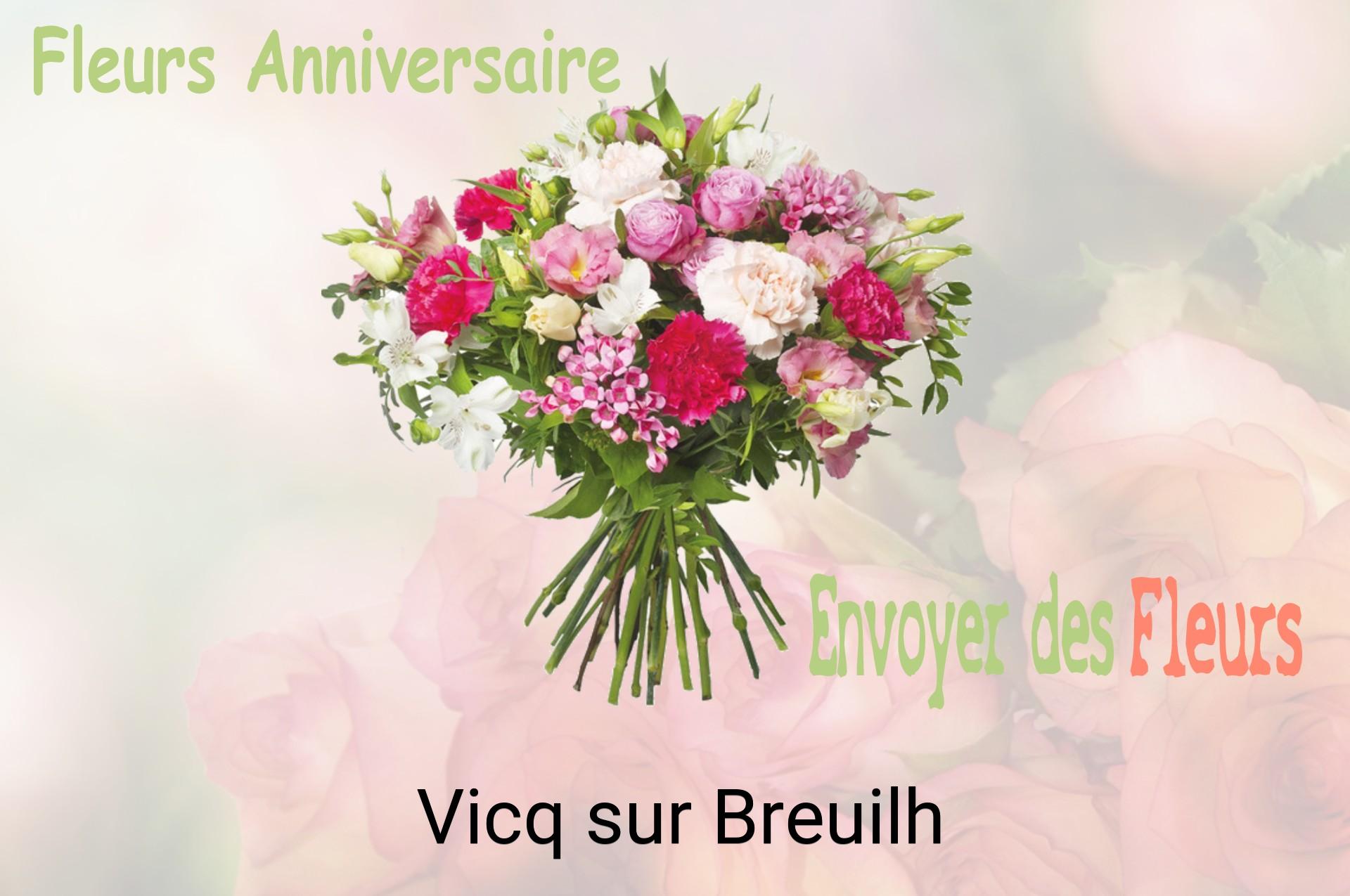 Bouquet de fleurs d’anniversaire livré à Vicq-sur-Breuilh